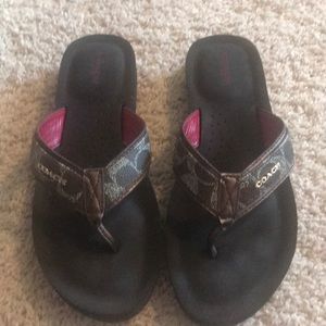 Coach Flip Flops